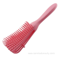 ABS Handle eight rows hair detangler hair brush